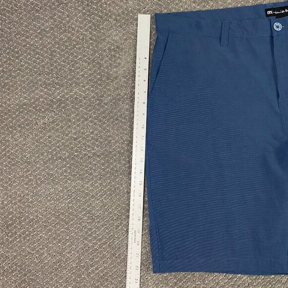Travis Mathew Beck Shorts Men's 42 Blue Stretch golf - Picture 10 of 12